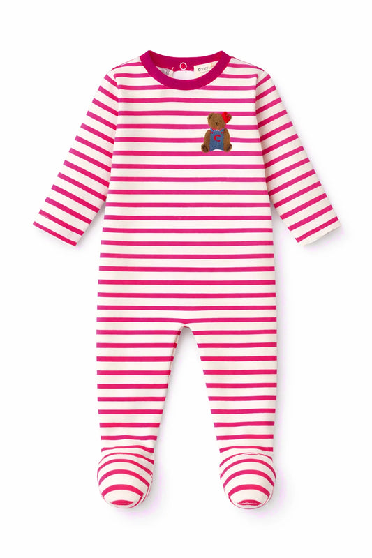 Pink Teddy Lounge Footie