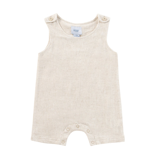 Natural Linen Romper