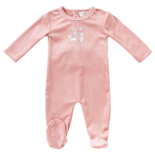 Pink Stuffed Friends Romper