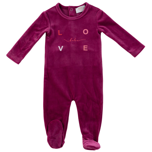 Pink Love Romper