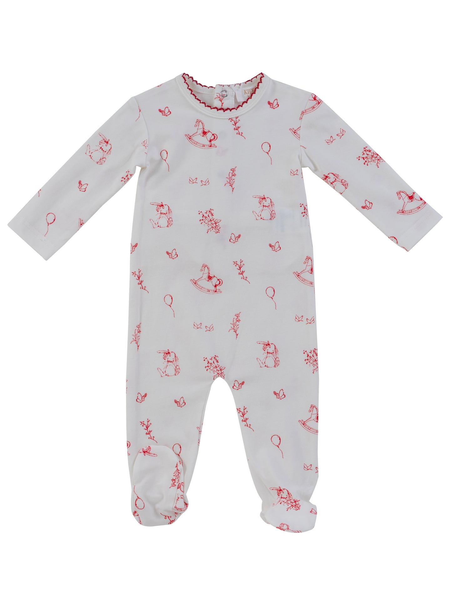 Toile Footie - Red