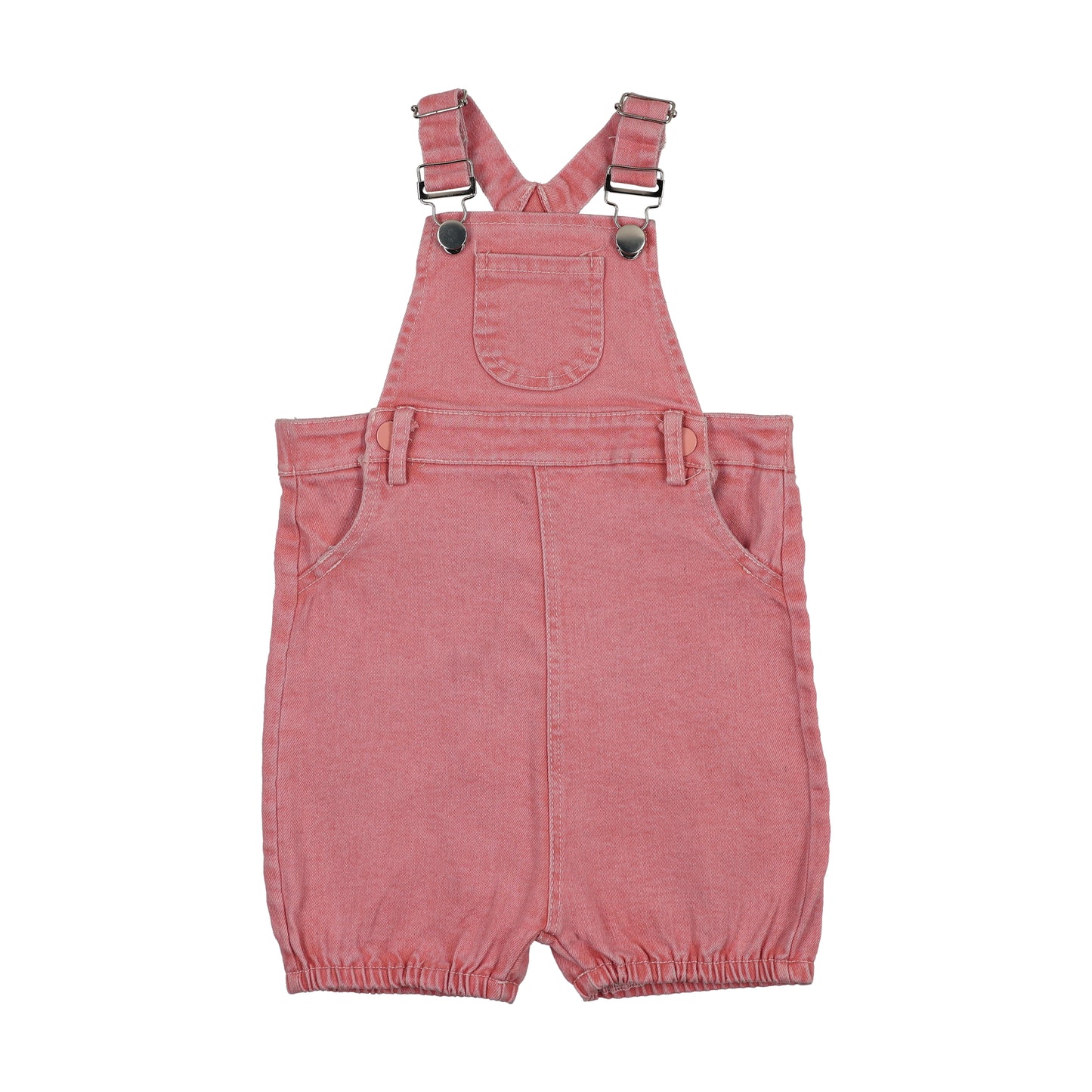 Raspberry Denim Romper