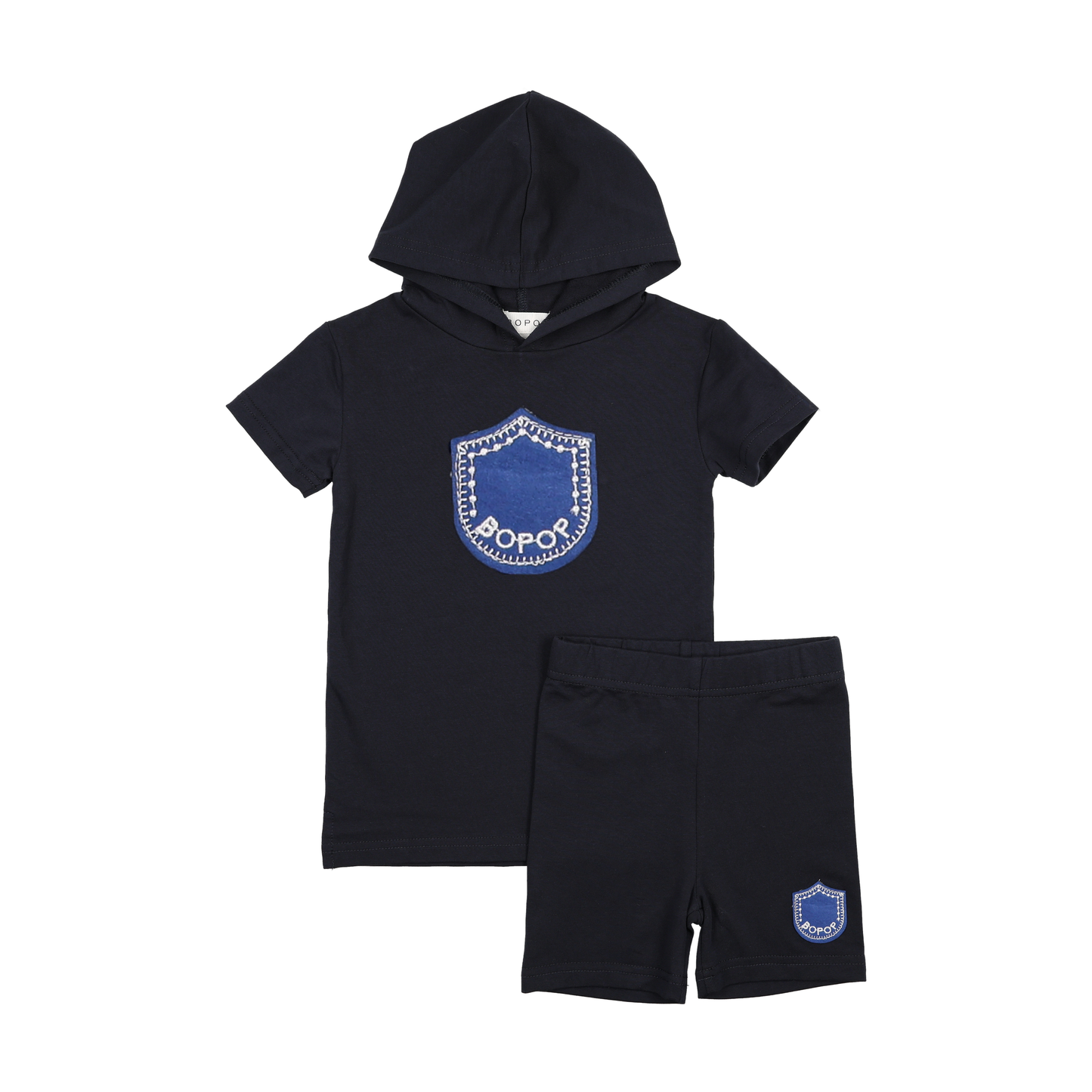 Navy Emblem Baby Set
