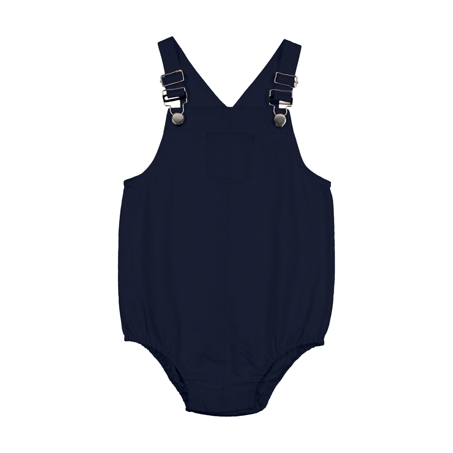 Navy Emblem Romper