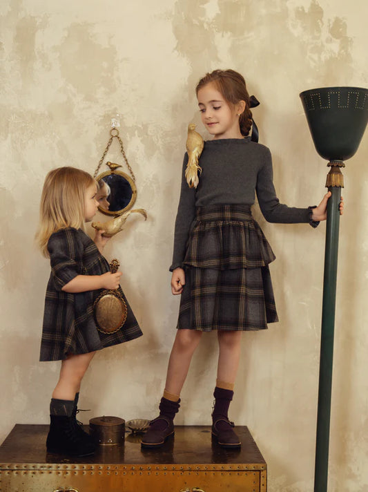 PLAID SET GREY