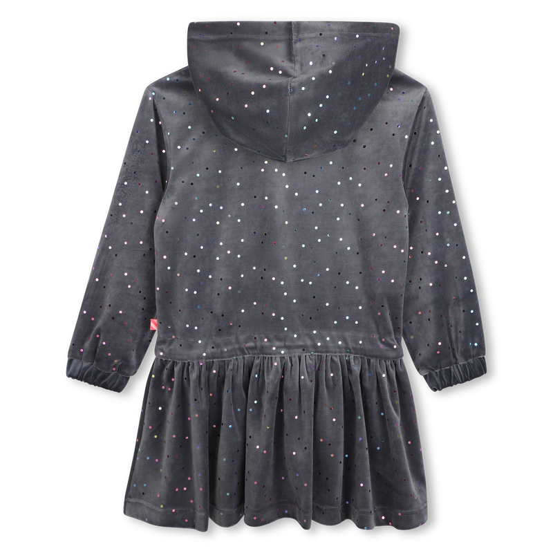 Charcoal Grey Velvet Dress
