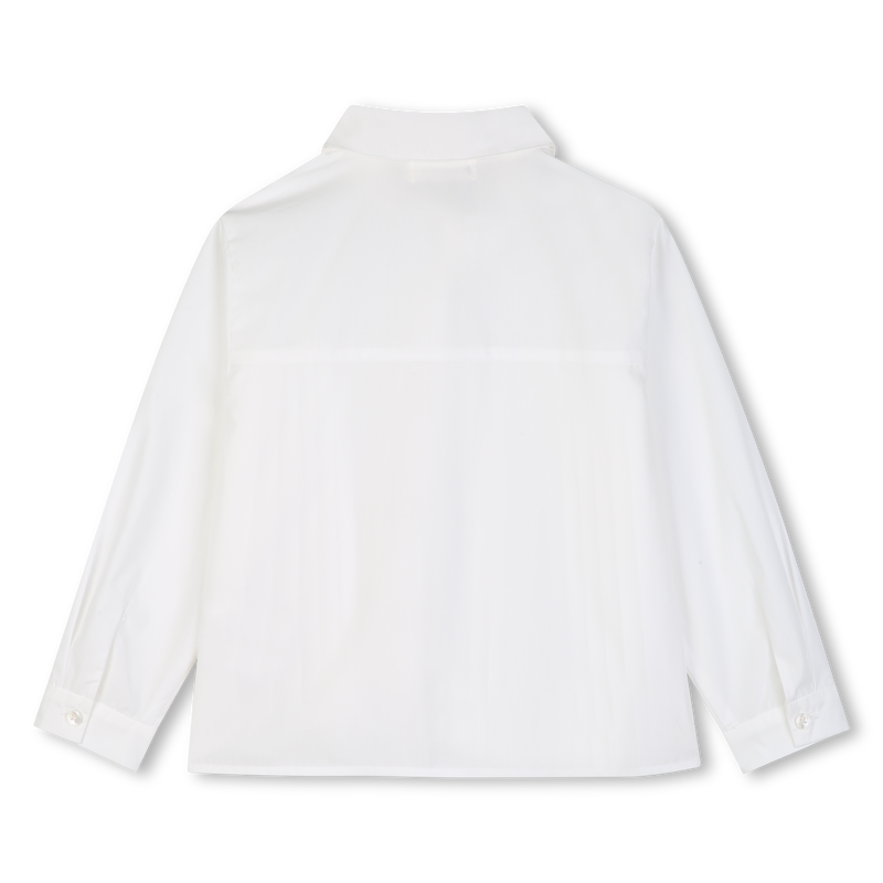 Pleated Ivory Shirt