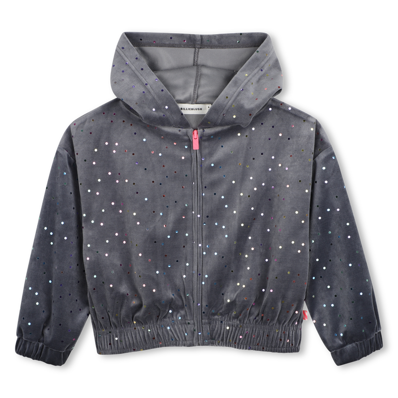 Charcoal Grey Hooded Cardigan
