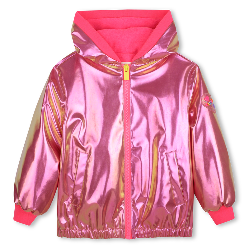 Hooded raincoat Pink