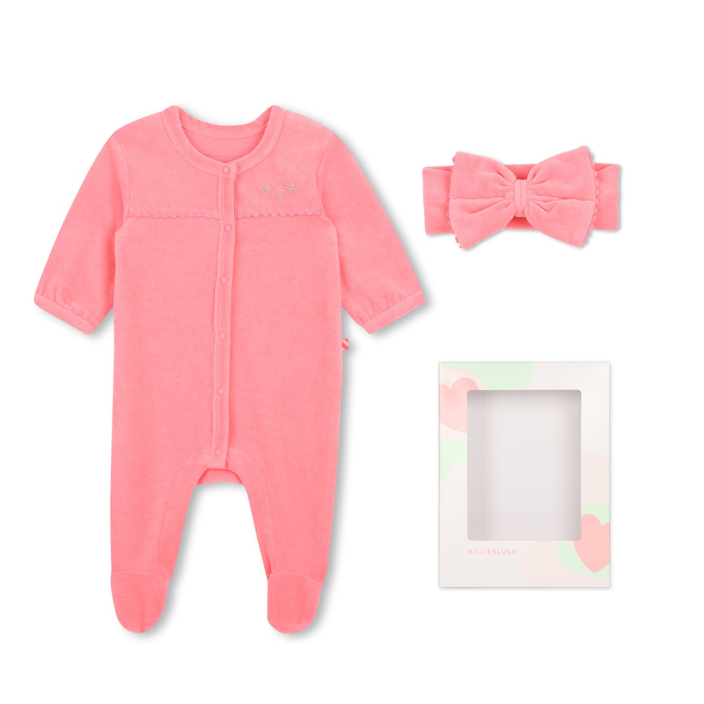 Velour Baby Girl Gift Set