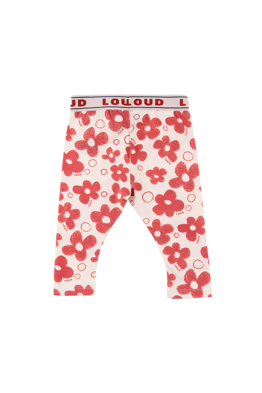 UBL01 PIAZZETTA Flower Baby leggings