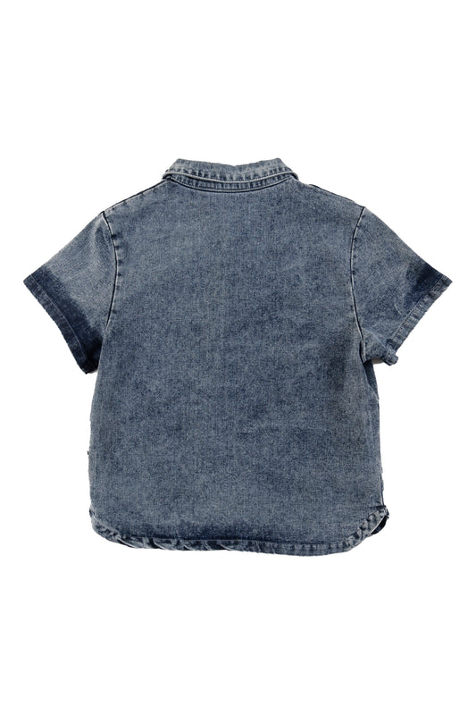 ONDA MID BLUE STONE WASH SHIRT