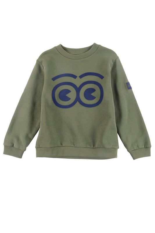 FAMILY - Green Regular Fit Sweater