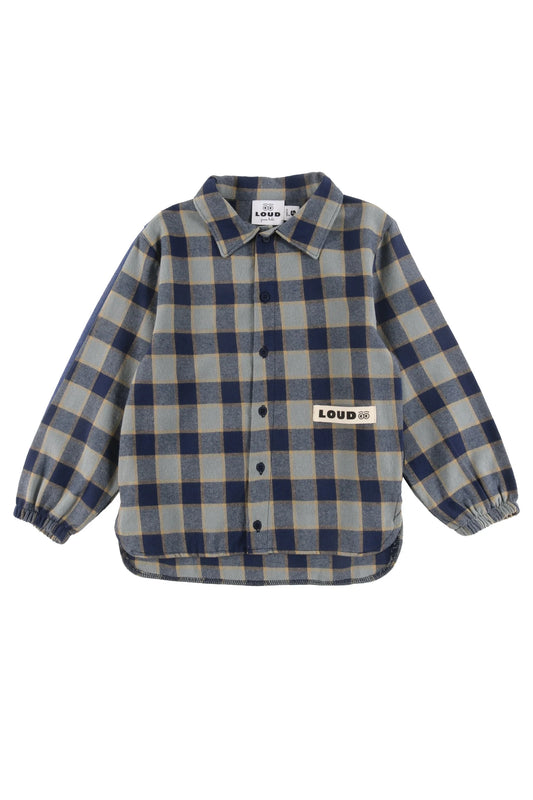 CLAN Shirt CHECK Indigo