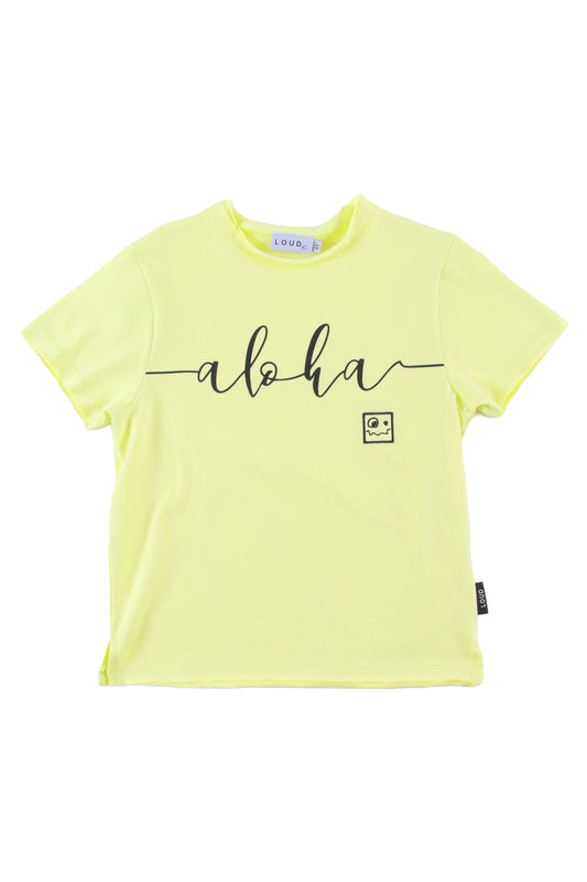 HOALOHA SHADOW LIME T-shirt