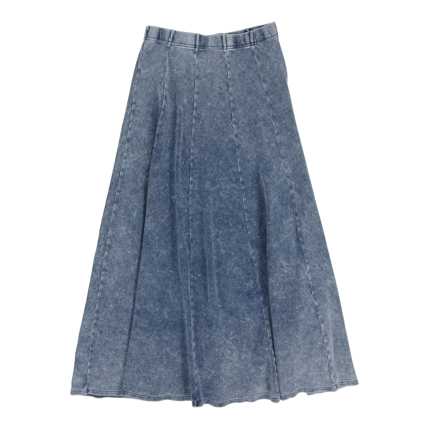 Panel Maxi Skirt Blue Wash