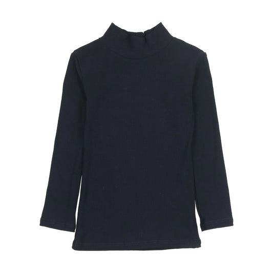 Black Mock Neck