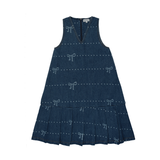 Denim Bow Jumper