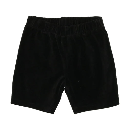 VELVET SHORTS- BLACK