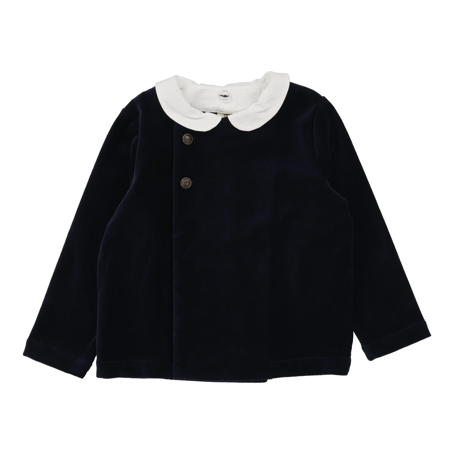 Toddler Velvet Blazer Navy