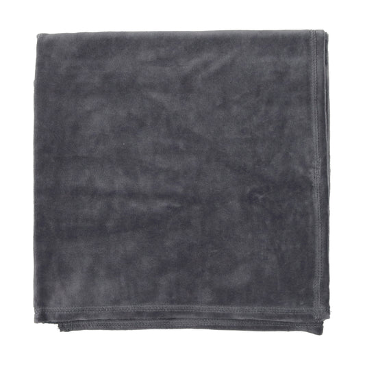 Velour Button Wrap Layette Set Slate