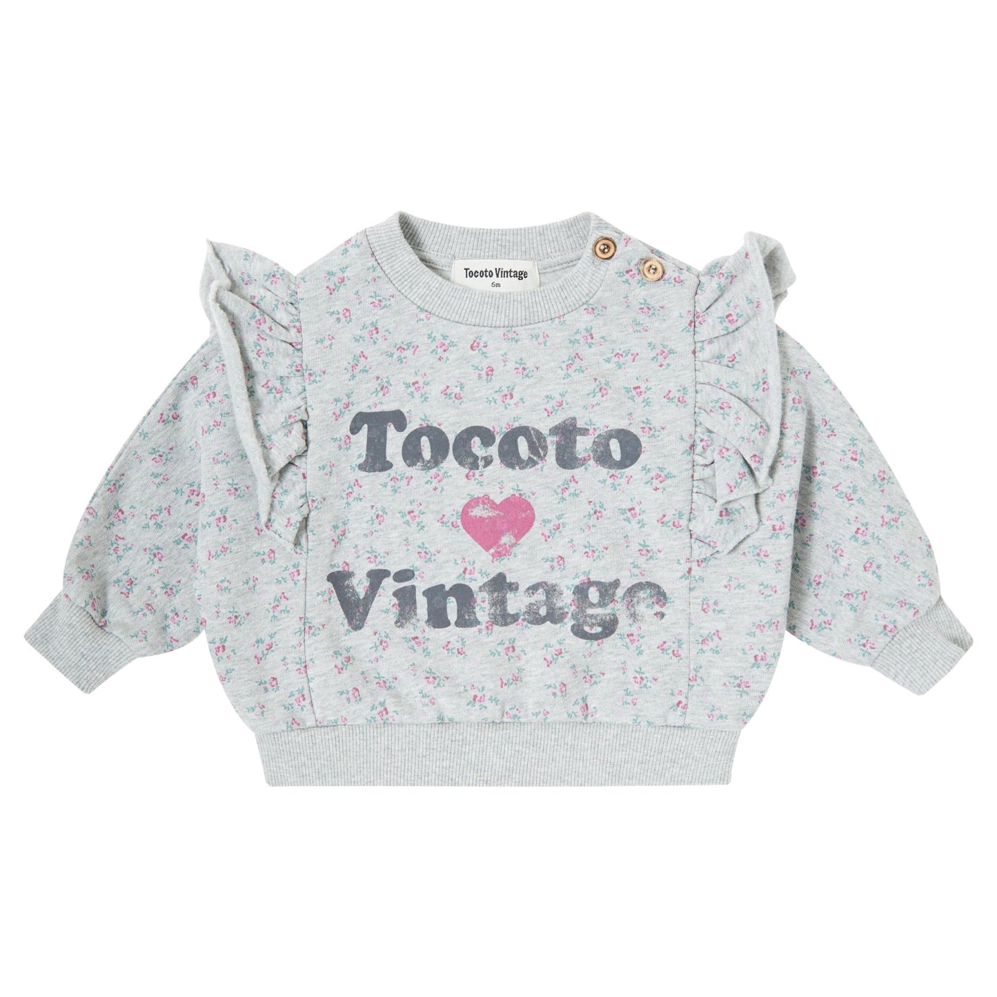 Baby - Kid Sweatshirt Flowers Print