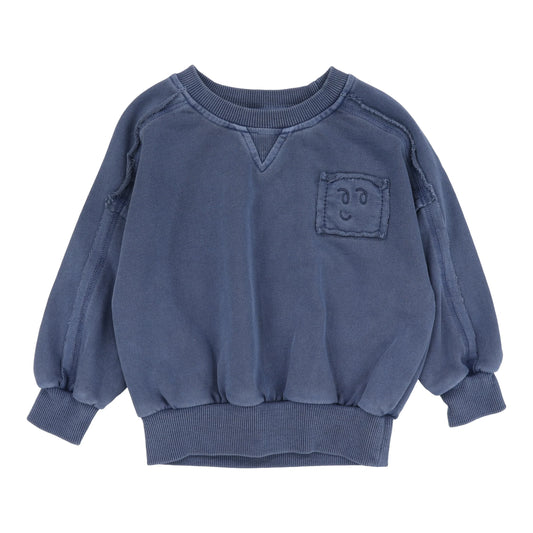 Wash Boys Sweatshirt Blue Wash