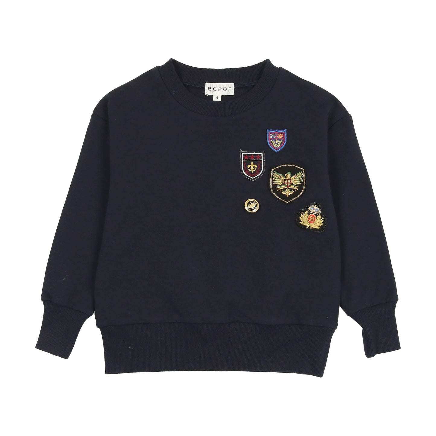 Badge Boy Sweatshirt - Navy