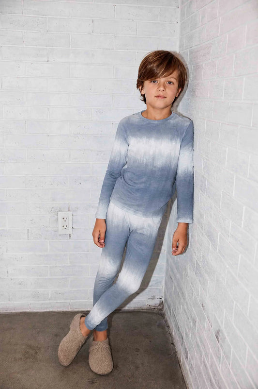 Velour Ombre Loungewear- Blue