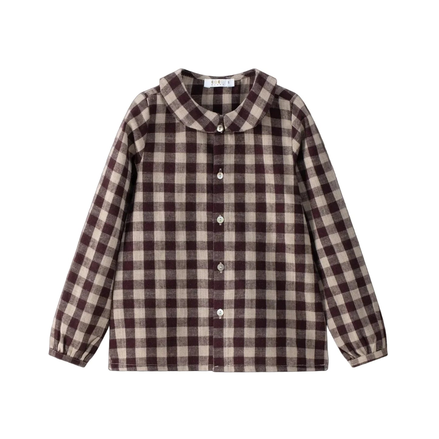 Plaid Shirt - Burgundy Gingham