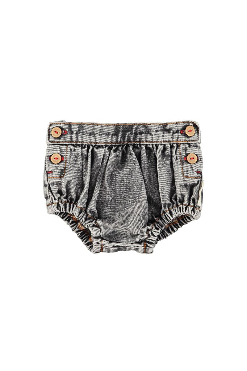Baby Shorties Washed Black Denim
