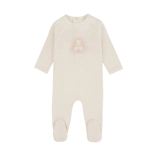 Pink Aura Bear Footie