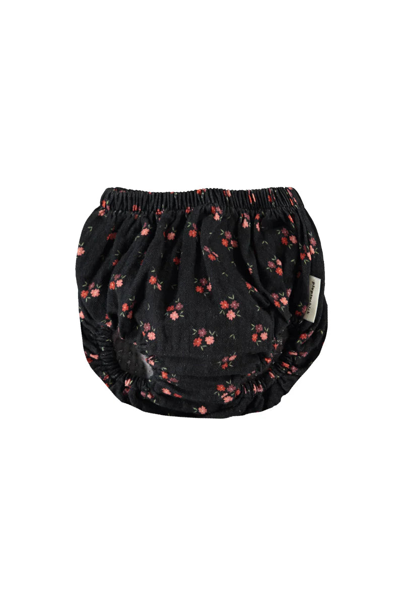 Baby Shorties Black with Flowers