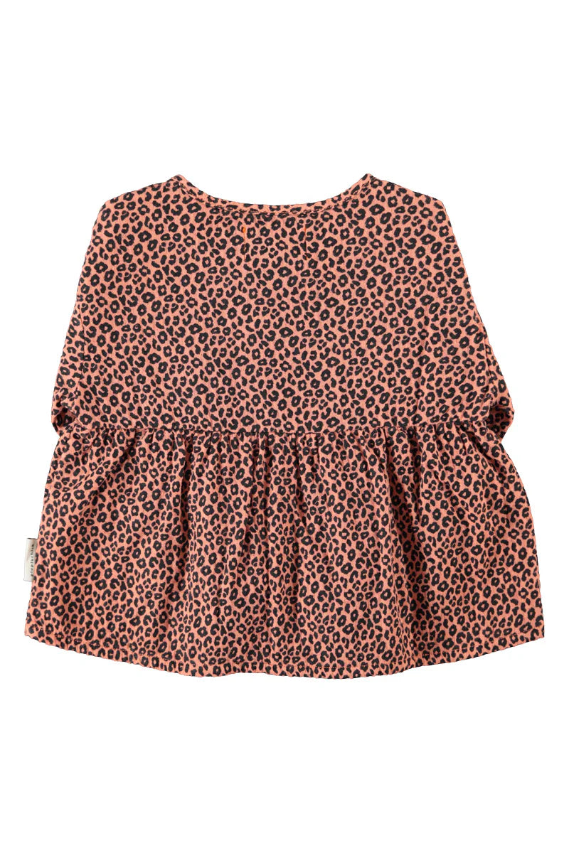 Blouse Pink with Animal Print