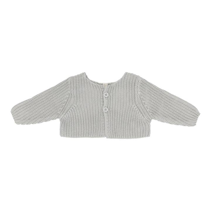 Chunky Knit Shrug - Powder Blue