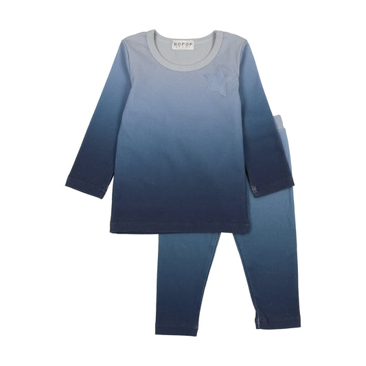 BLUE OMBRE PAJAMAS - READ DISCLAIMER