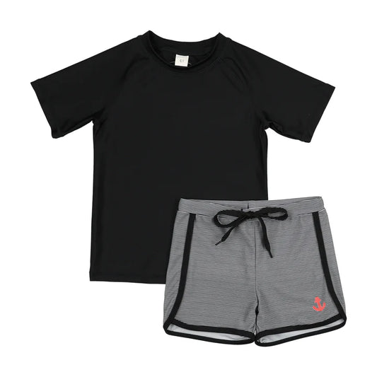 Pinstripe Swim Set- Boys
