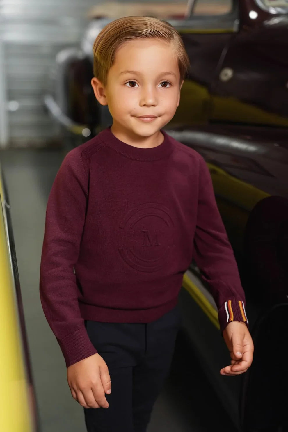 Wine Rufus Centre Logo Sweater