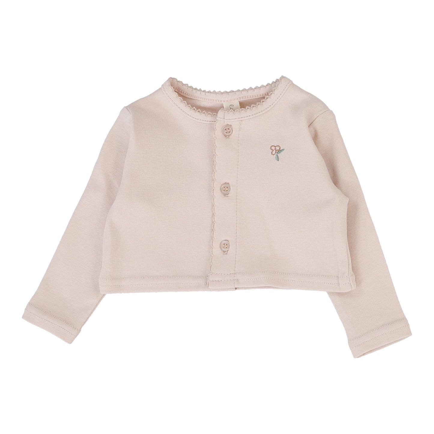 Embroidered Bud Cardigan SOFT PINK
