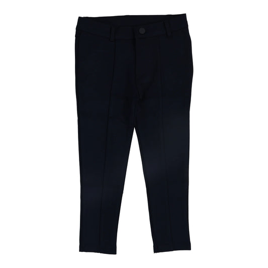 Knit Pants With Seam Dark Navy