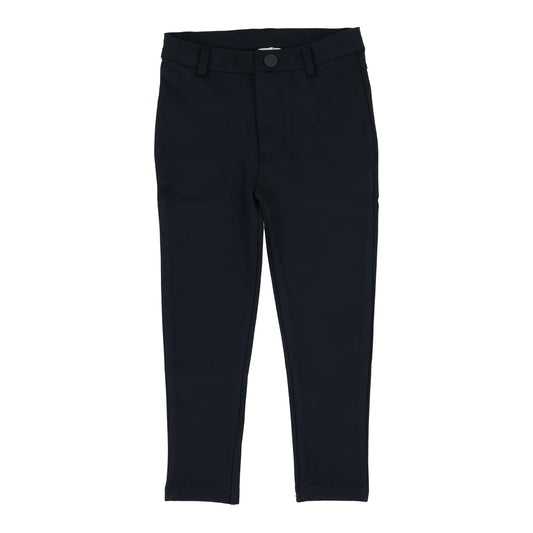Knit Pants Without Seam Dark Navy