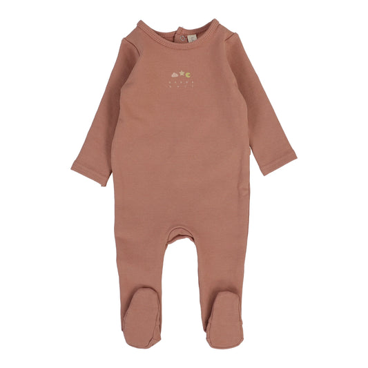Dreamy Graphic Footie - Deep Pink