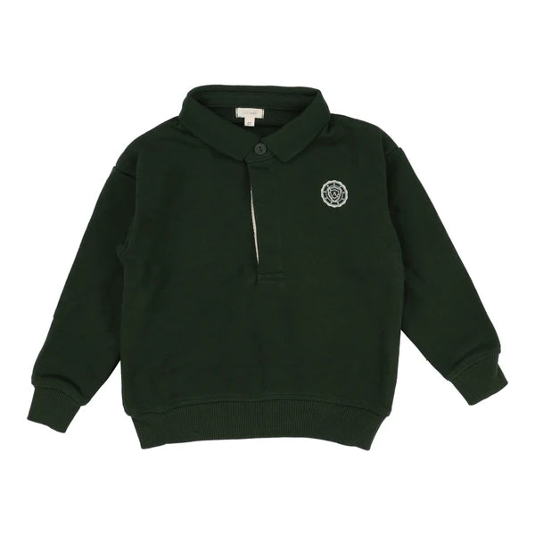 Logo Sweatshirt Polo - Green