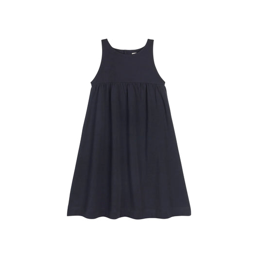 Girls Jumper – Navy – French Terry Scottish