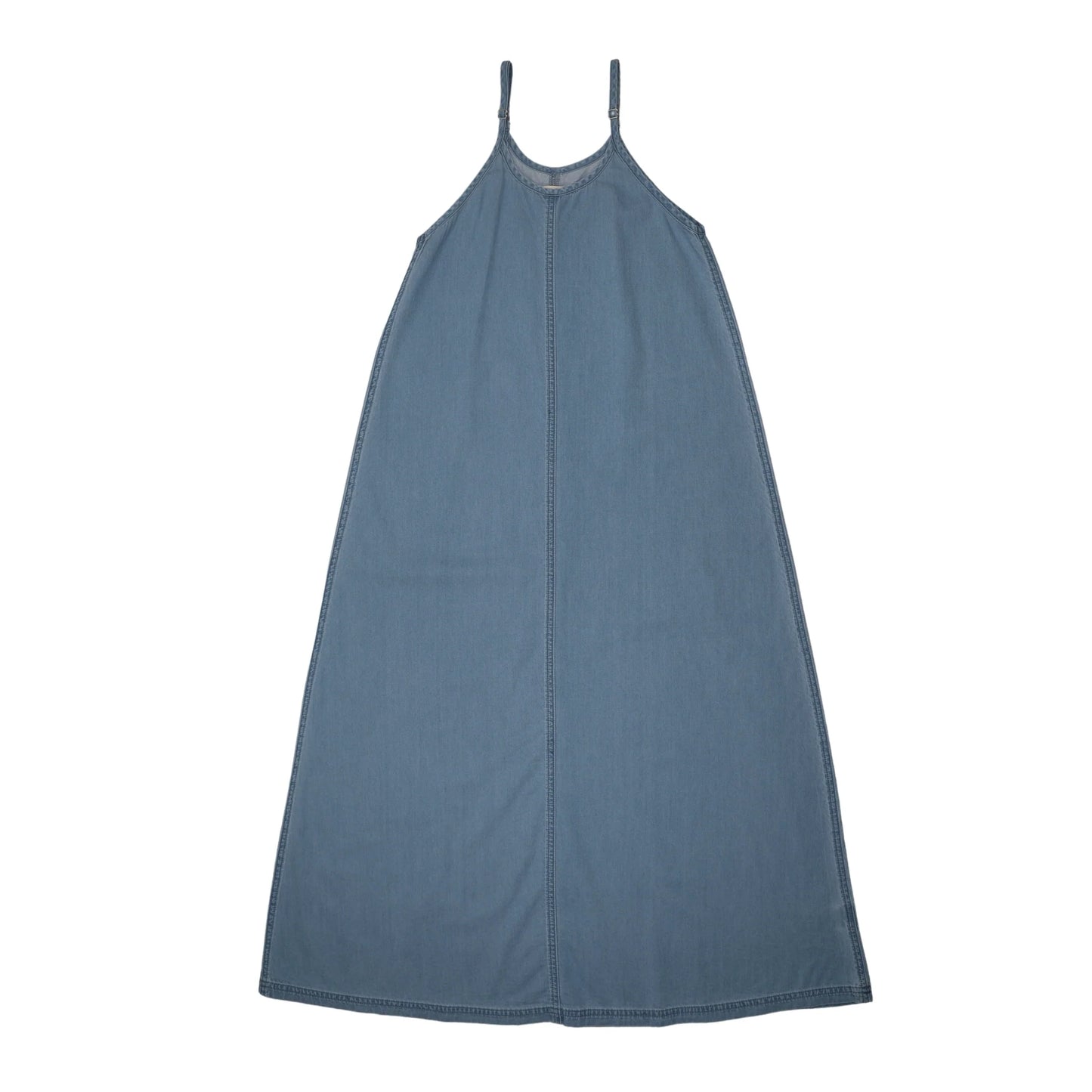 Denim Maxi Slip Dress - Blue Tencel