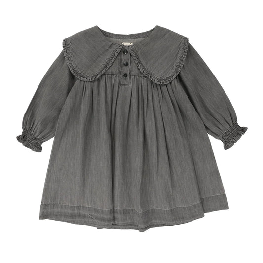 Denim Tencel Dress- Grey Wash