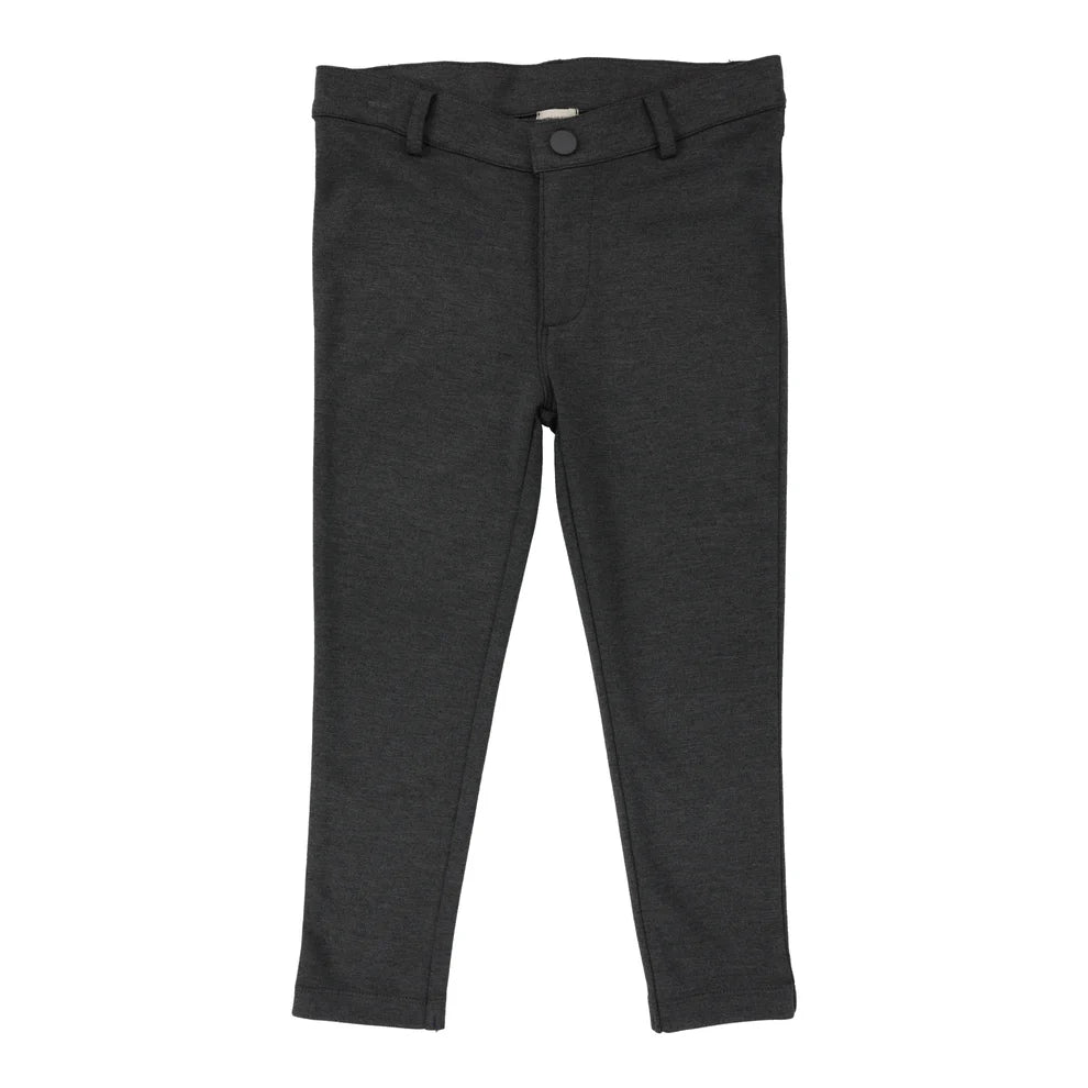 Knit Pants Without Seam - Heather Grey