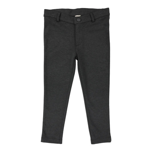 Knit Pants Without Seam - Heather Grey