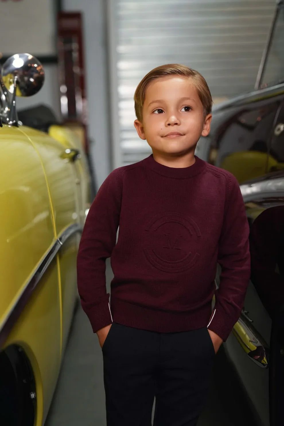 Wine Rufus Centre Logo Sweater