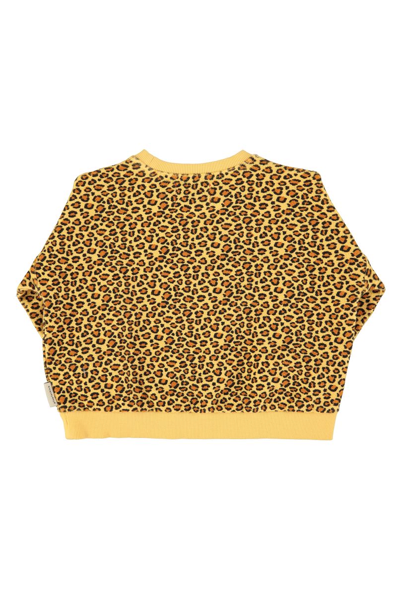 Mustard Animal Print Sweatshirt